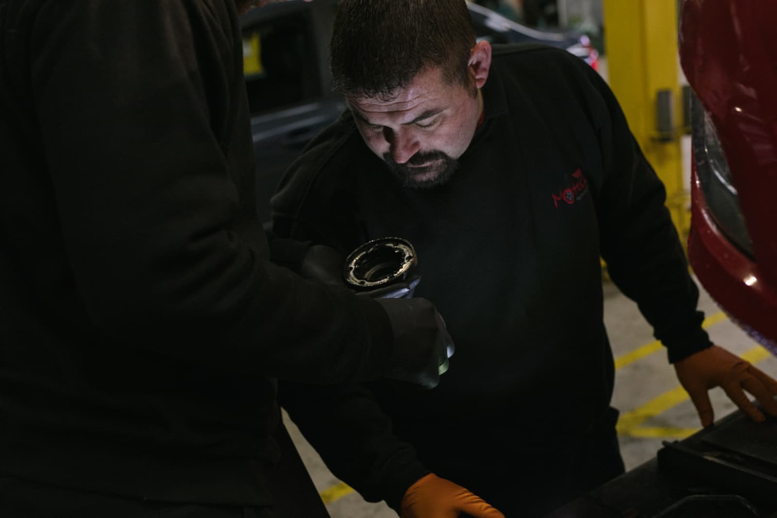 Mike Ruesing at Motech Autocentres, Newbury