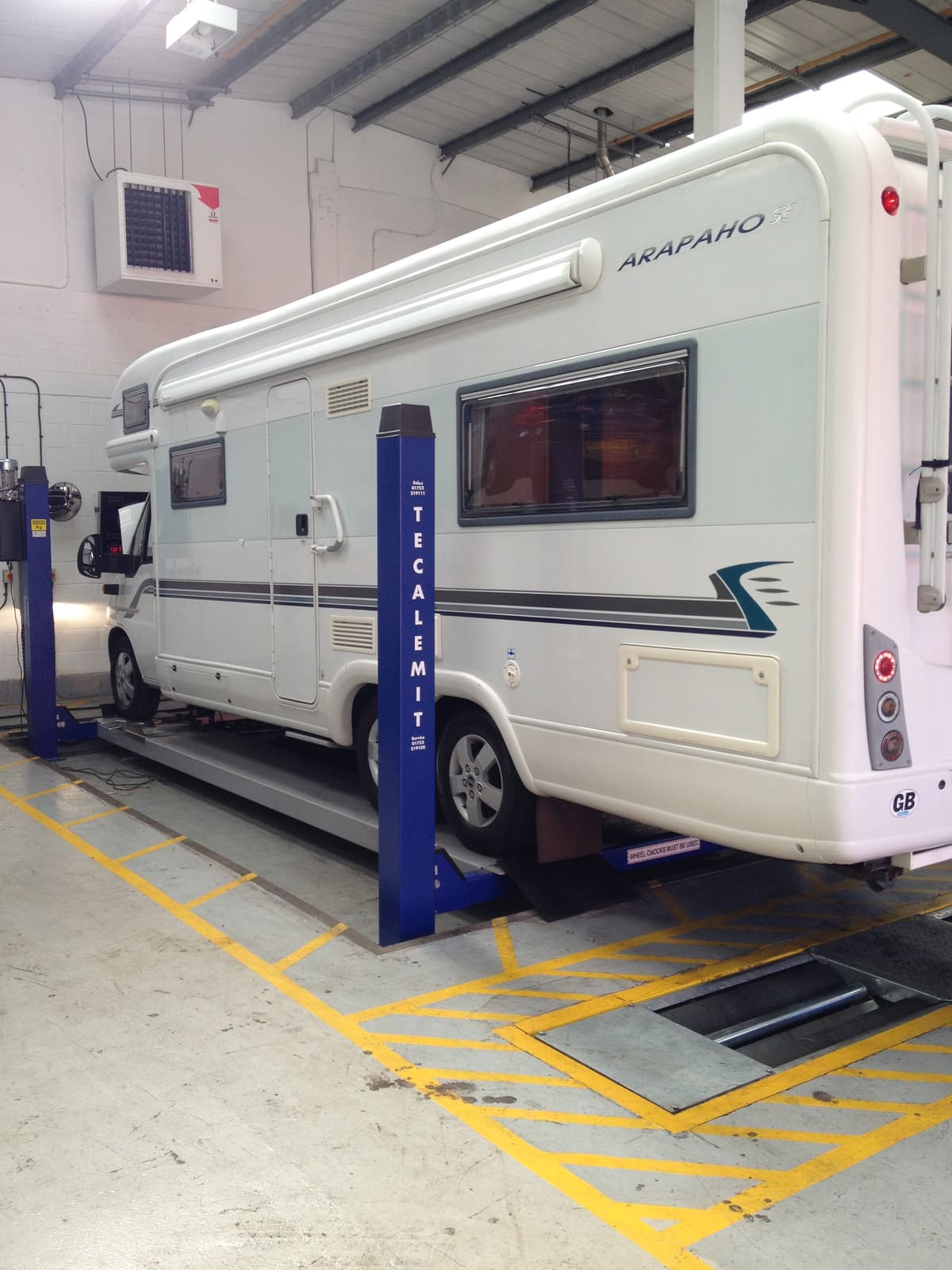 MOT Test on Motor Home
