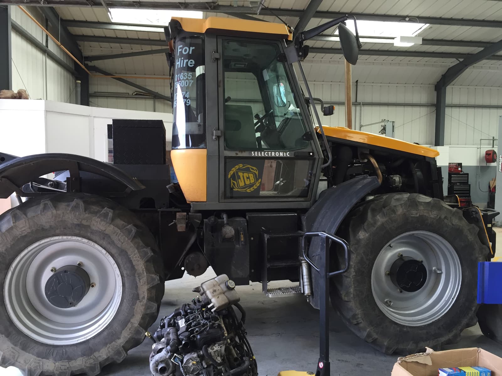 Tractor having an Air Con Re Gas at Motech, Newbury